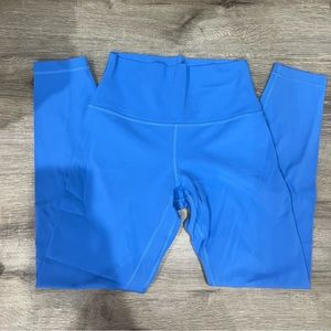 Lululemon 25 inch leggings poolside blue